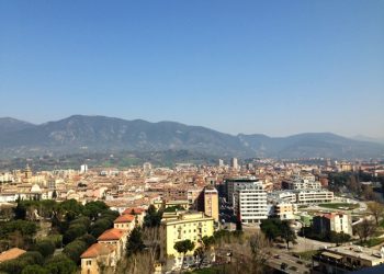 La città di Terni vista dall'alto