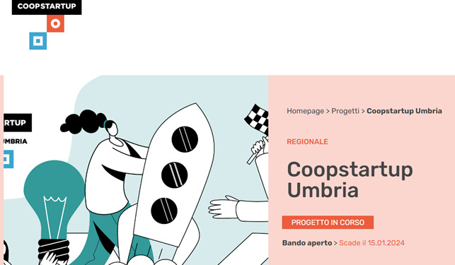 Coopstartup Umbria, ecco il bando per dare vita a nuove imprese