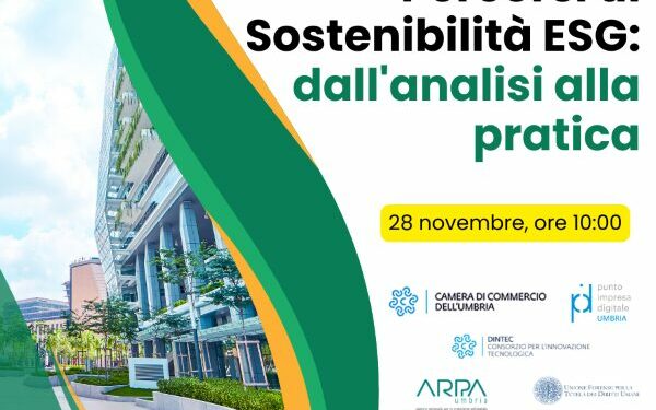 Esg, evento alla Camera di commercio dell'Umbria (Immagine tratta da umbria.camcom.it)