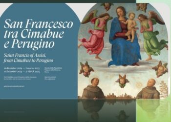 San Francesco tra Cimabue e Perugino, la locandina della mostra d'arte