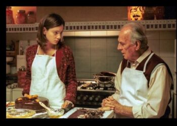 Giovanna e Davide, immagine tratta dal film "La finestra di fronte" - Ferzan Ozpetek (2003)