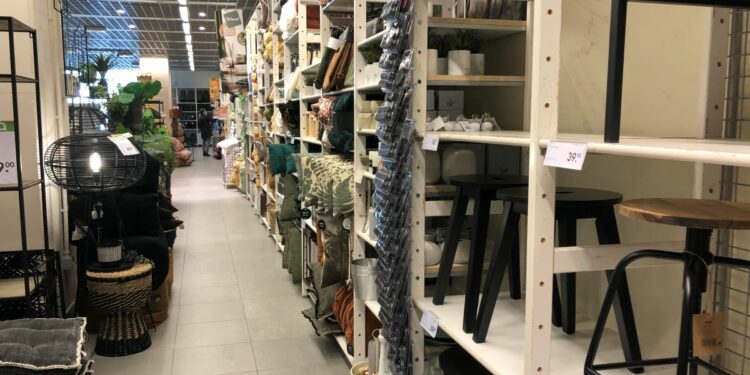 Un negozio in franchising di articoli per la casa