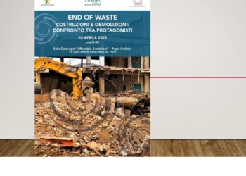 Arpa Umbria, "End of Waste", convegno a Terni