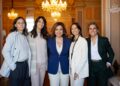 Le imprenditrici della rete “UMBRE” Federica Angelantoni, Ilaria Baccarelli, Ilaria Caporali, Cristina Colaiacovo e Michela Sciurpa