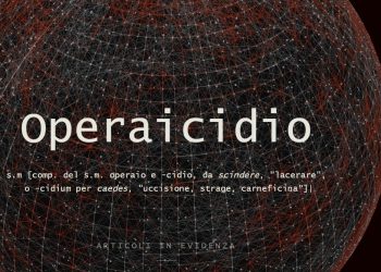 Home page di Operaicidio.it, portale dedicato alla memoria delle vittime del lavoro. (Fonte: Operaicidio.it)